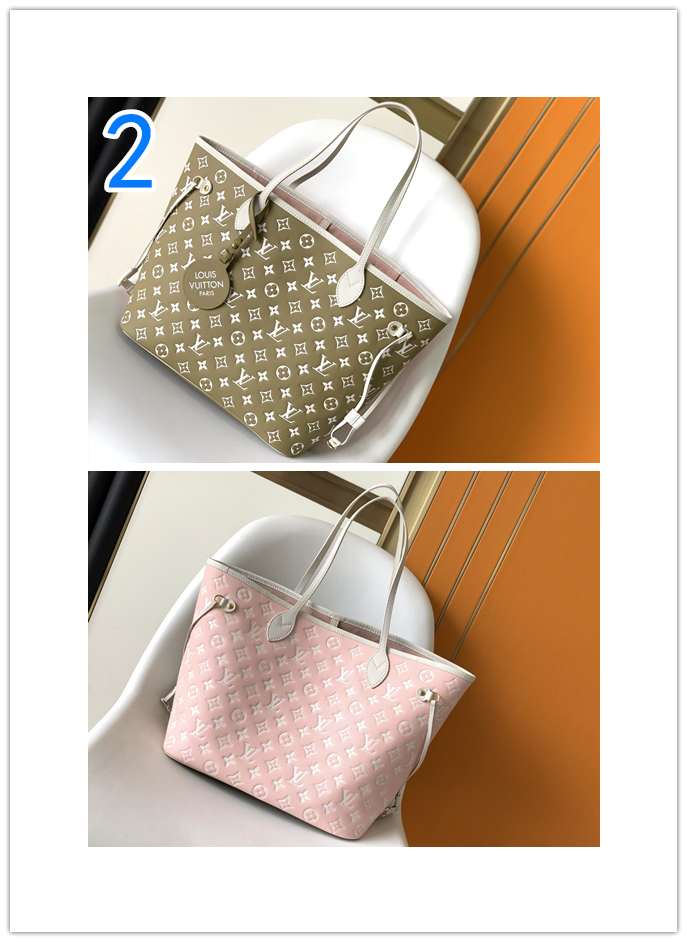 ルイヴィトン Louis Vuitton ネヴァーフル MM モノグラム ハンドバッグ ポーチ付き レディース トートバッグ 定番人気バッグ 2色選択可能 - 画像 2