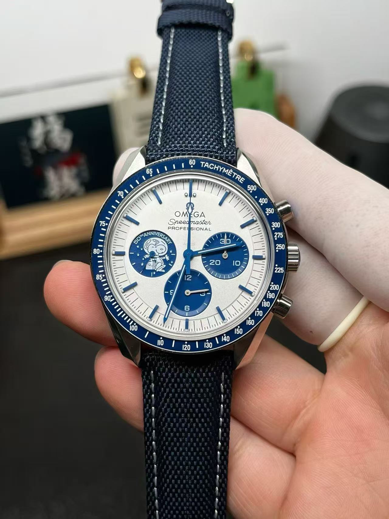 欧米茄 スヌーピー 50周年記念 3861機 2050円 - 画像 5