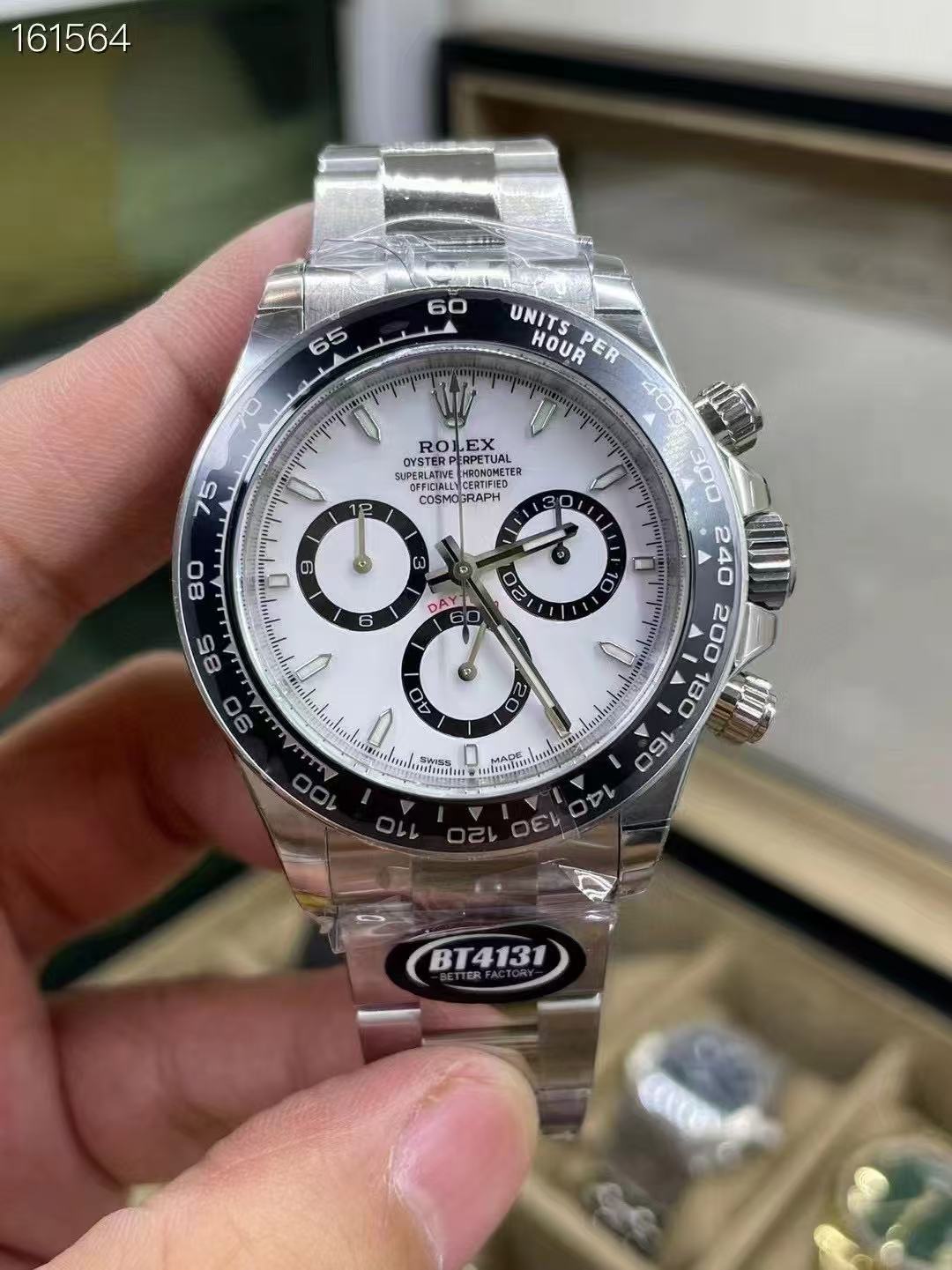 ROLEX ロレックス デイトナ 4131 メンズ腕時計 メタルバンド ブラック - 画像 1