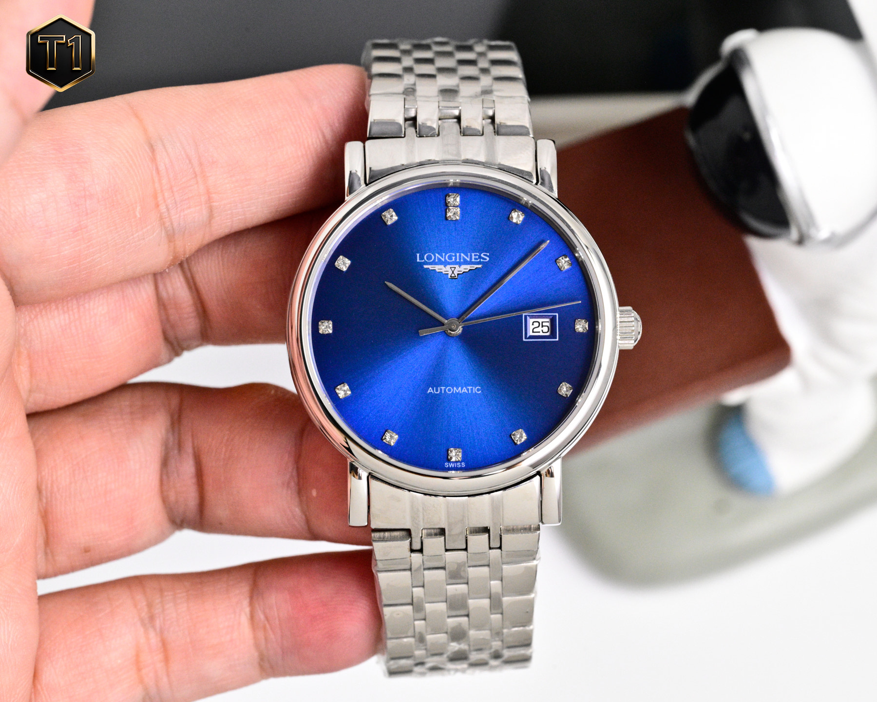 LONGINES ロンジン 腕時計 38.5mm 本革 通勤 全3色 - 画像 3