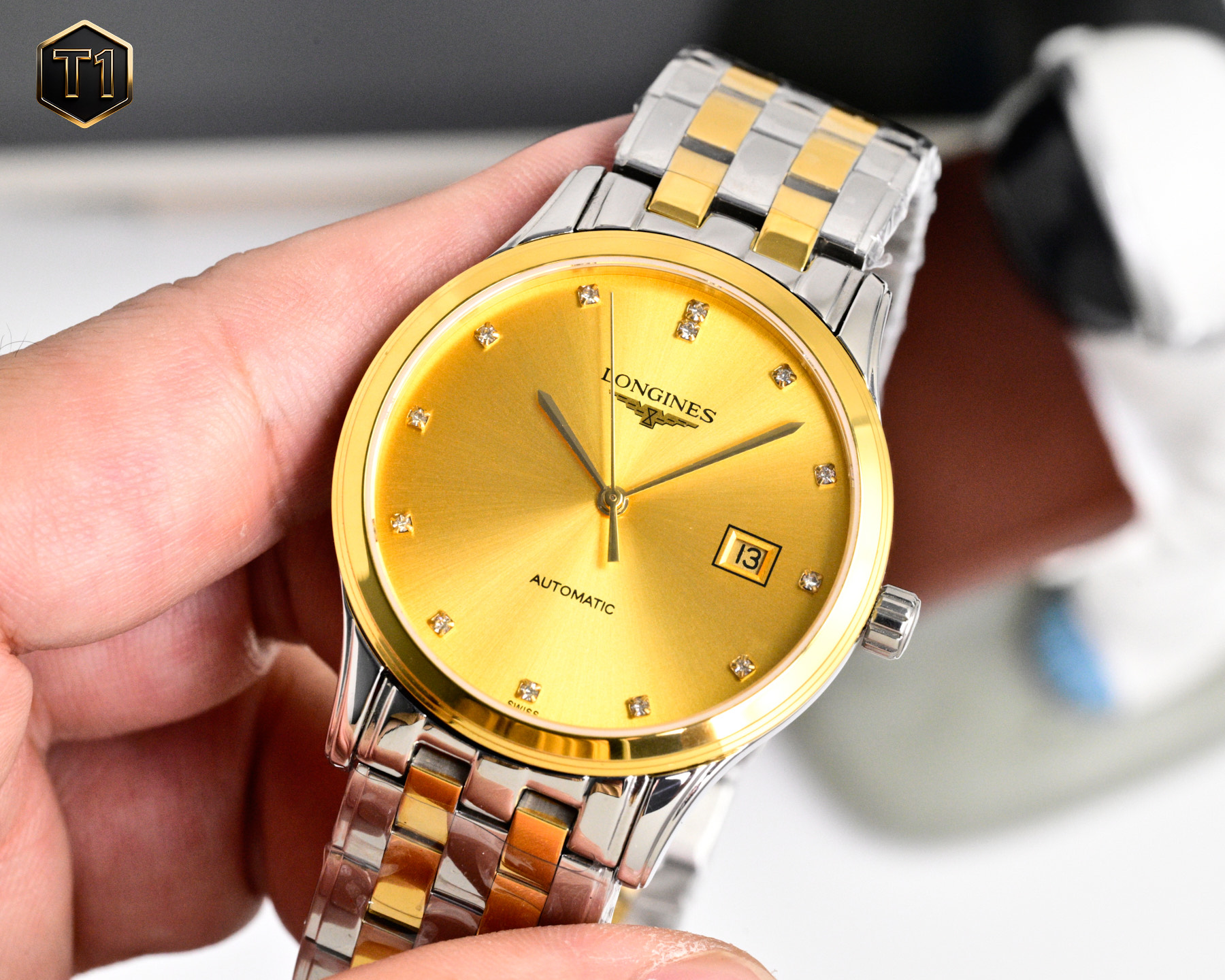 LONGINES ロンジン 腕時計 38.5mm 本革 通勤 全3色 - 画像 4