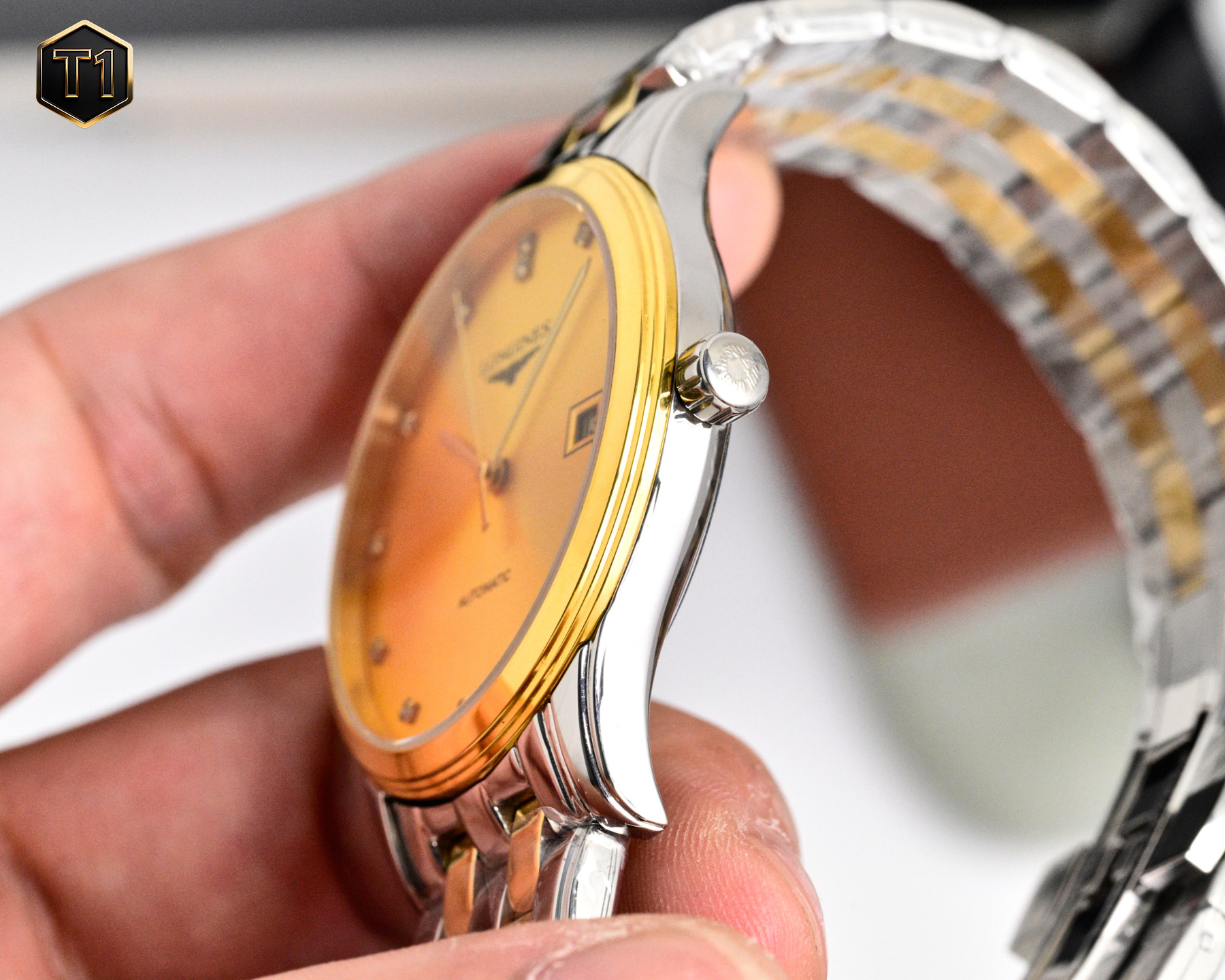 LONGINES ロンジン 腕時計 38.5mm 本革 通勤 全3色 - 画像 7