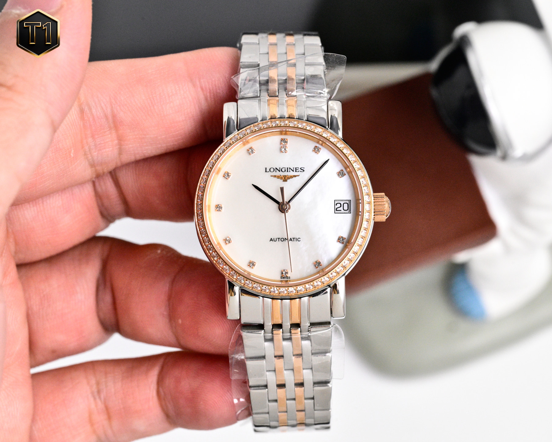 LONGINES ロンジン 腕時計 38.5mm 2824機芯 ホワイト ブラック 2色展開 - 画像 3