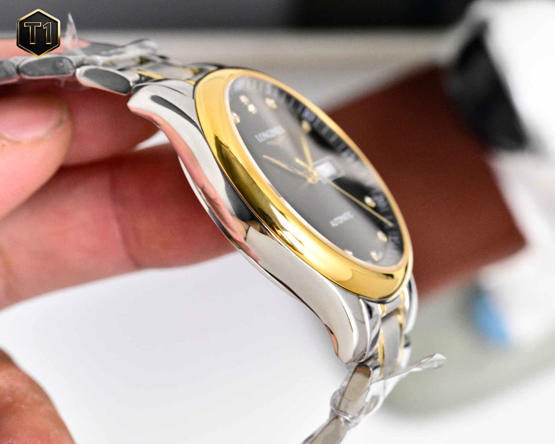 LONGINES ロンジン 腕時計 38.5mm 2824機芯 ホワイト ブラック 2色展開 - 画像 8