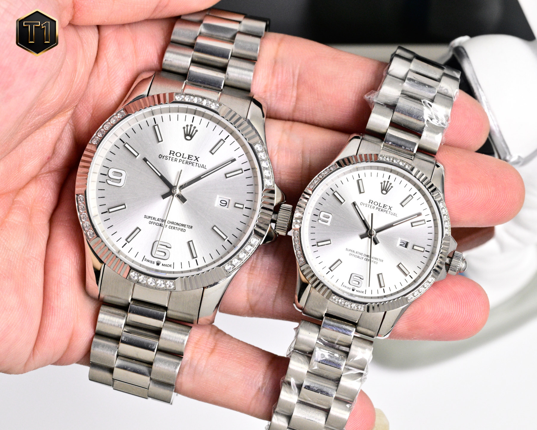 ROLEX ロレックス オイスター パーペチュアル 白850 金900 全2色 - 画像 5