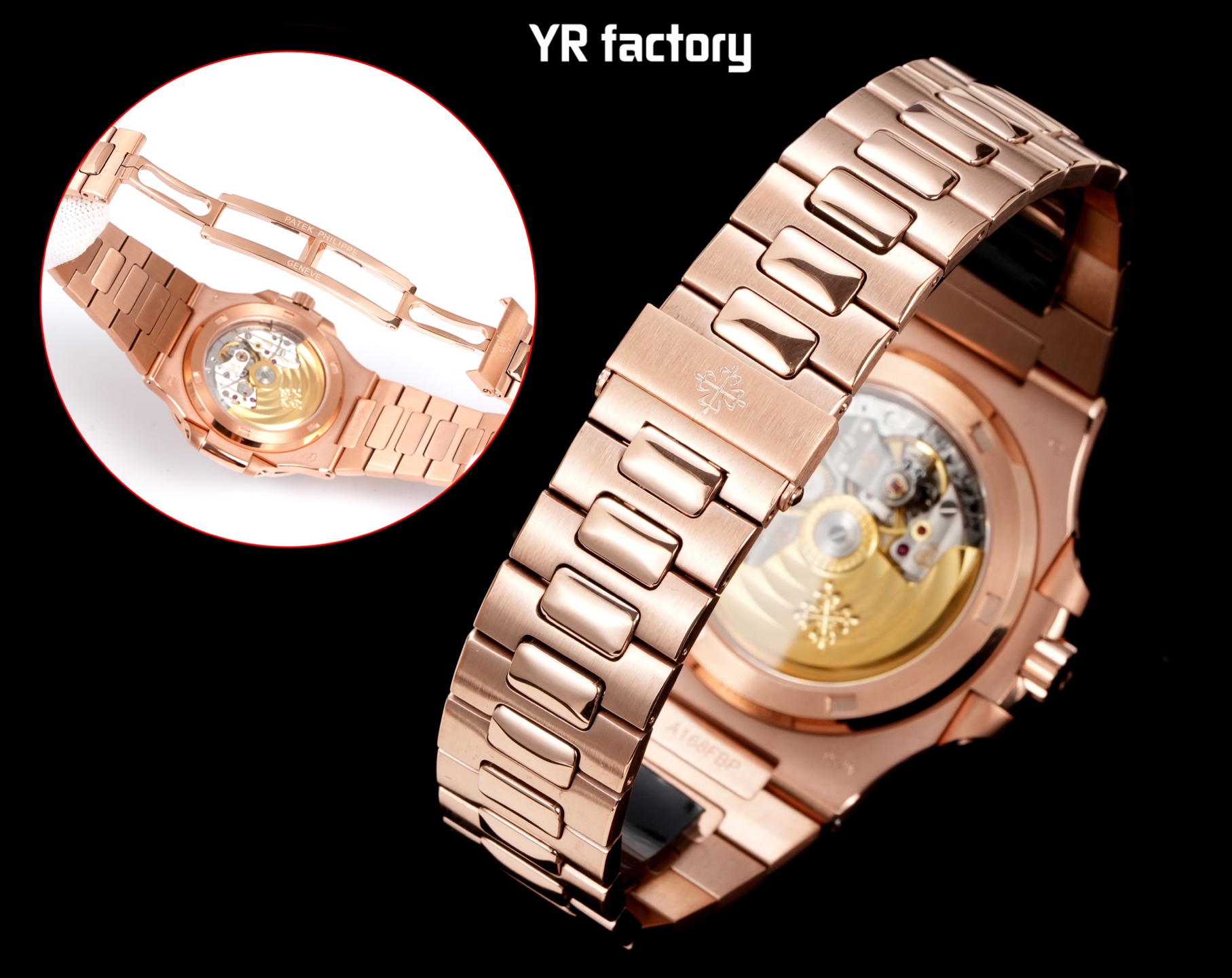 PATEK PHILIPPE パテックフィリップ 机械腕時計 高級感 ローズゴールド 3色展開 - 画像 8