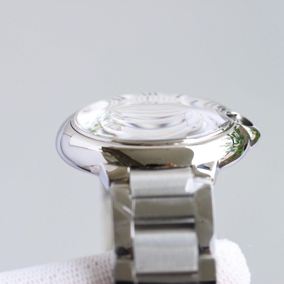 CARTIER カルティエ メンズ腕時計 本革 通勤 シルバー 全3色 - 画像 8