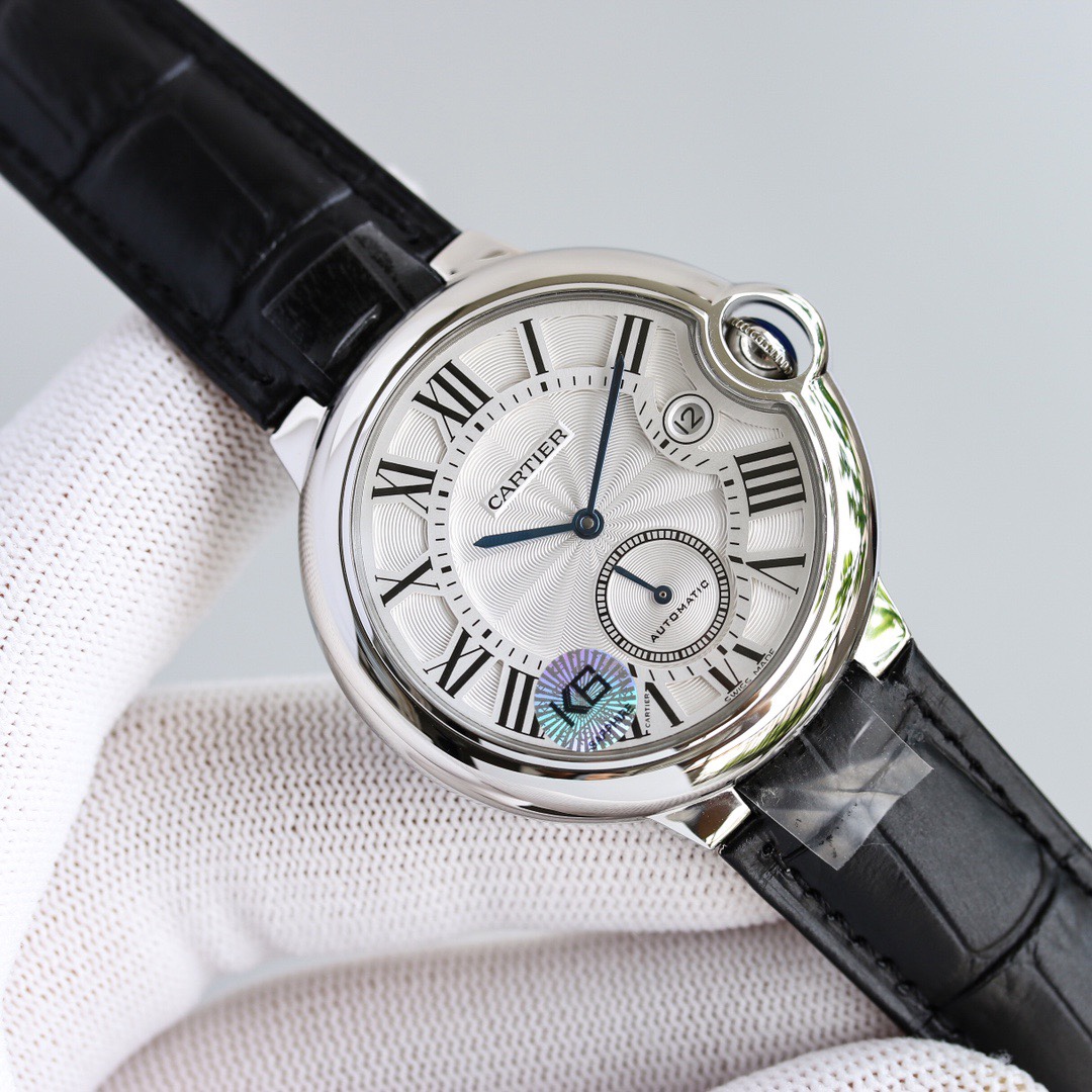 CARTIER カルティエ バルラン シリーズ 腕時計 メンズ 42mm ブラック
