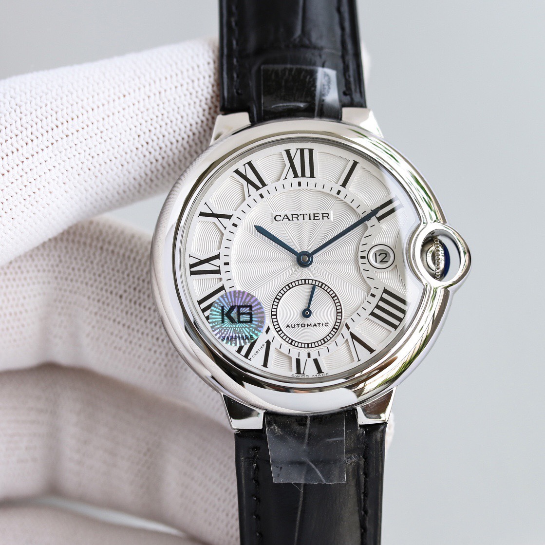CARTIER カルティエ バルラン シリーズ 腕時計 メンズ 42mm ブラック - 画像 3