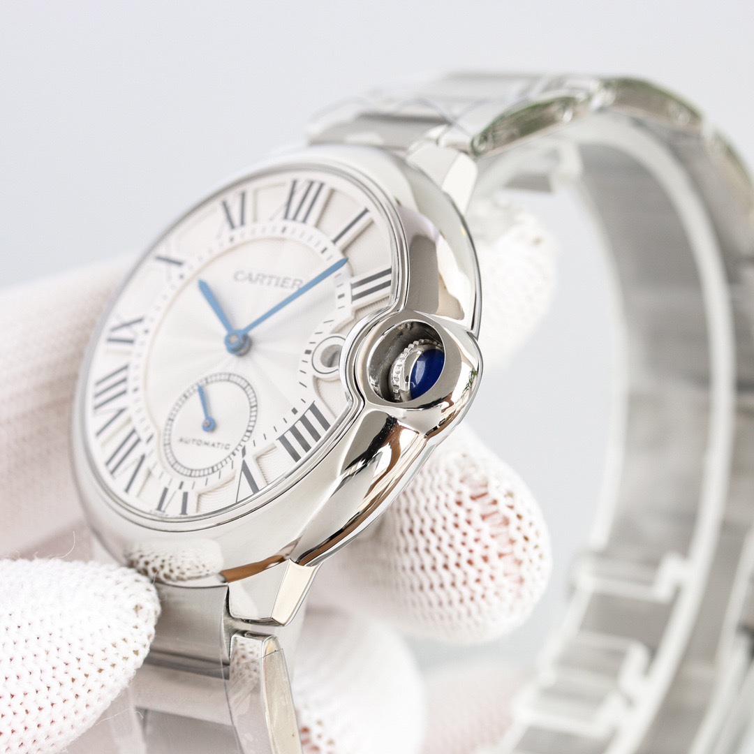 CARTIER カルティエ バルラン シリーズ 腕時計 メンズ 42mm ブラック - 画像 8