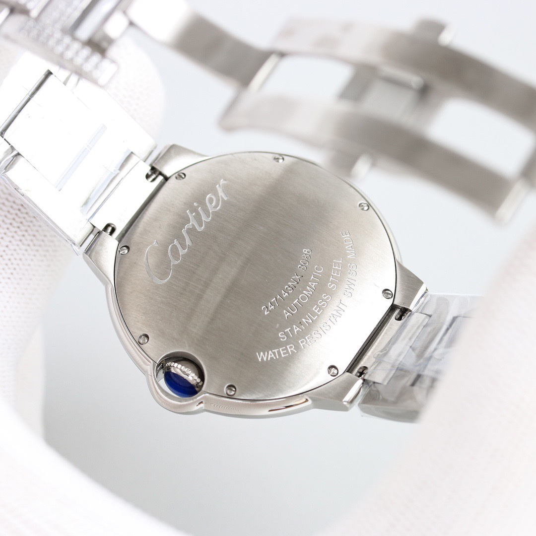 CARTIER カルティエ バルラン シリーズ 腕時計 メンズ 42mm ブラック - 画像 9