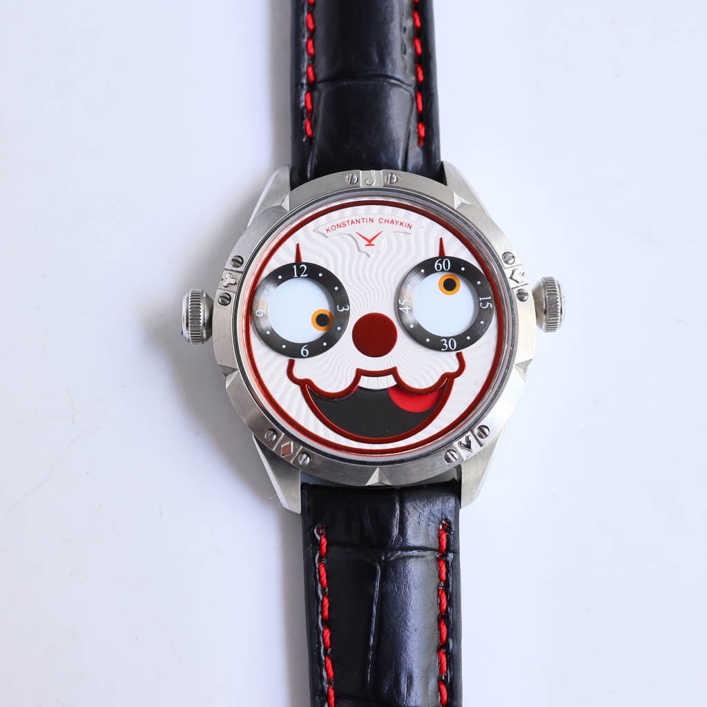 KONSTANTIN CHAYKIN コンスタントインチャイキン 腕時計 ロシア小丑 白/黒 2色展開 - 画像 3