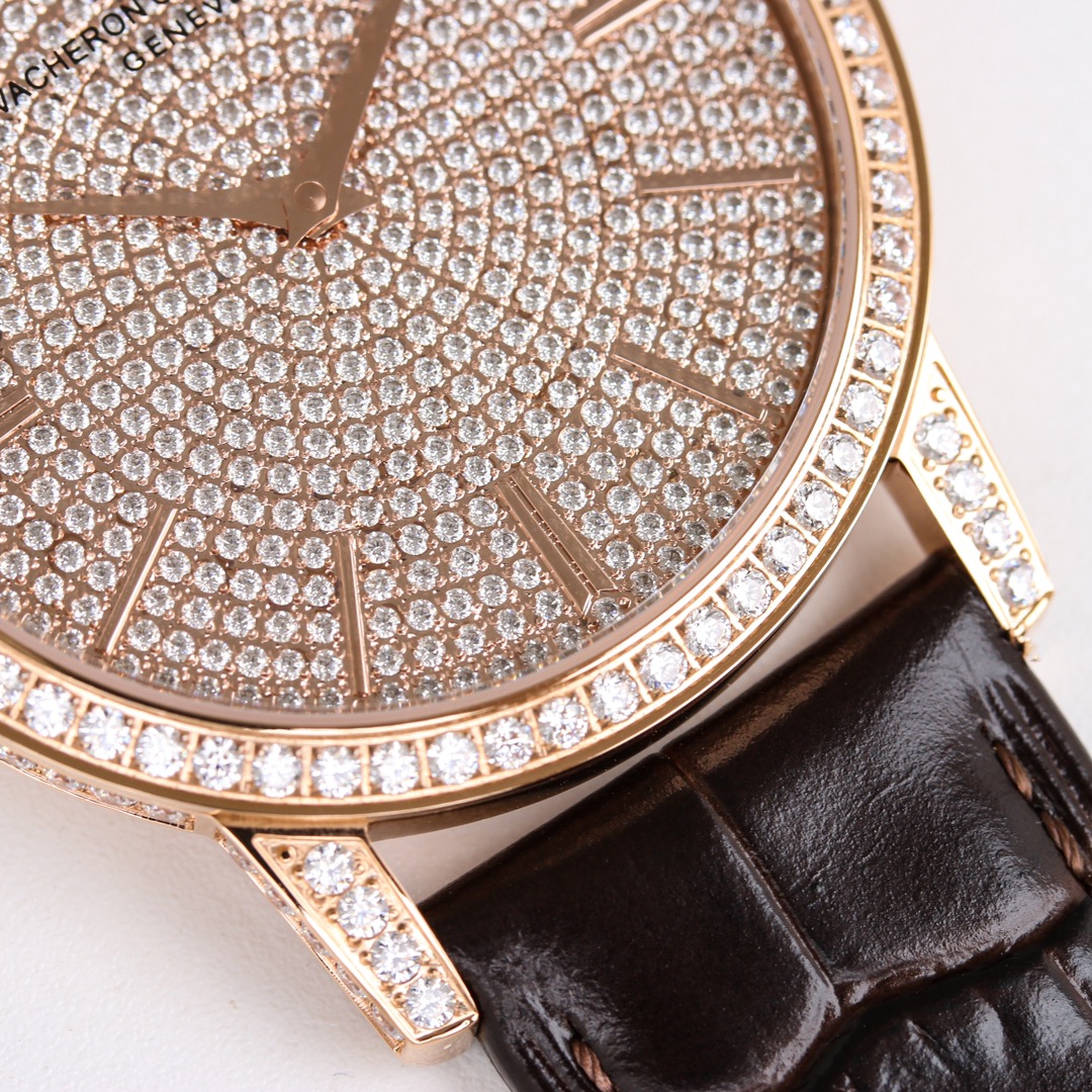VACHERON CONSTANTIN ヴァシュロンコンスタンタン メンズ腕時計 満天星 シャンパン ブラック - 画像 6
