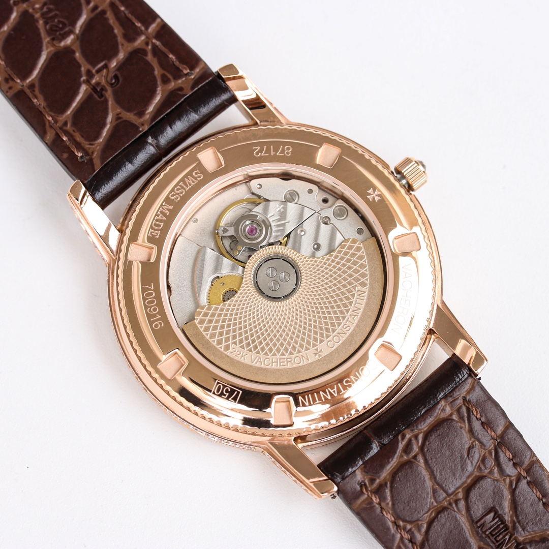 VACHERON CONSTANTIN ヴァシュロンコンスタンタン メンズ腕時計 満天星 シャンパン ブラック - 画像 9