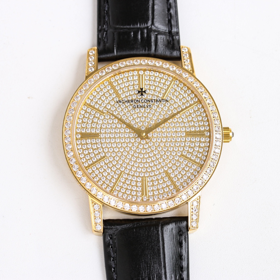 VACHERON CONSTANTIN ヴァシュロンコンスタンタン 腕時計 満天星 シルバー 1350 - 画像 1