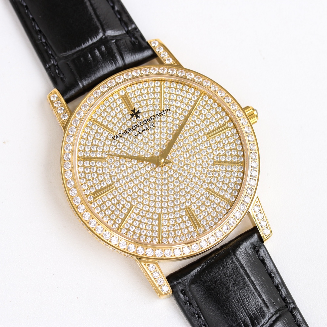 VACHERON CONSTANTIN ヴァシュロンコンスタンタン 腕時計 満天星 シルバー 1350 - 画像 3