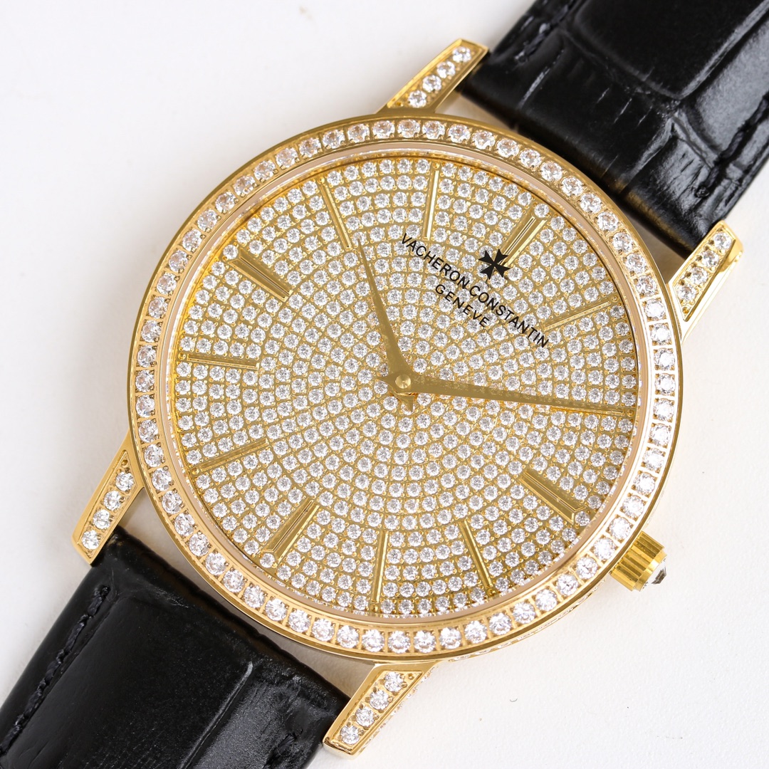 VACHERON CONSTANTIN ヴァシュロンコンスタンタン 腕時計 満天星 シルバー 1350 - 画像 4
