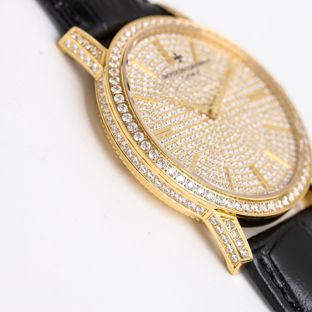 VACHERON CONSTANTIN ヴァシュロンコンスタンタン 腕時計 満天星 シルバー 1350 - 画像 8
