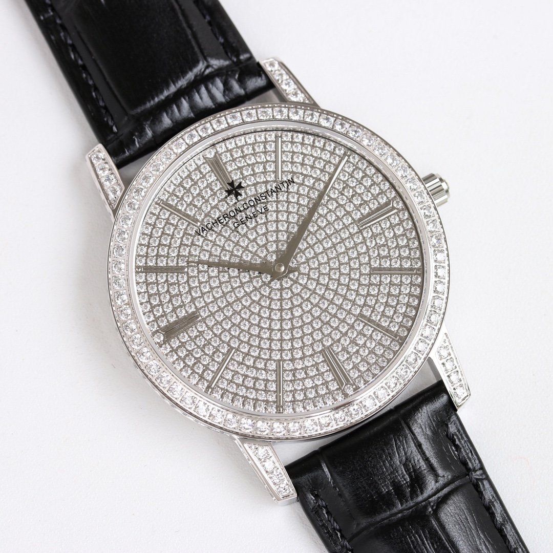 VACHERON CONSTANTIN ヴァシュロン・コンスタンタン 腕時計 満天星 ダイヤモンド ブラック - 画像 1