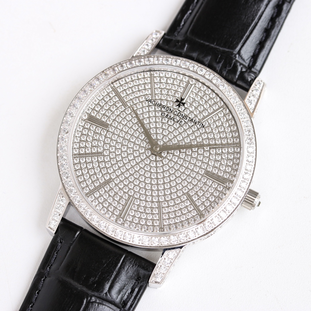 VACHERON CONSTANTIN ヴァシュロン・コンスタンタン 腕時計 満天星 ダイヤモンド ブラック - 画像 4