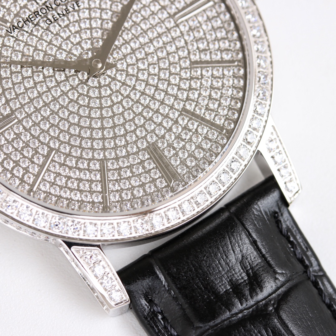 VACHERON CONSTANTIN ヴァシュロン・コンスタンタン 腕時計 満天星 ダイヤモンド ブラック - 画像 5