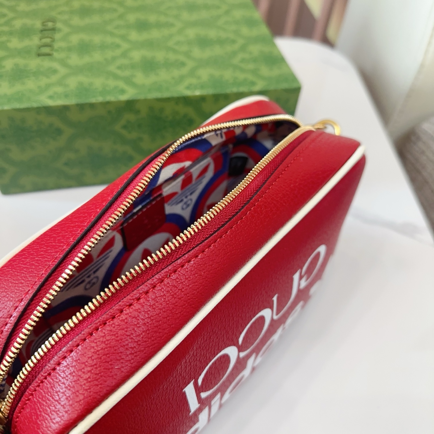 グッチ x アディダス　Gucci x adidas　ロゴ　小型ショルダーバッグ　コラボバック - 画像 10