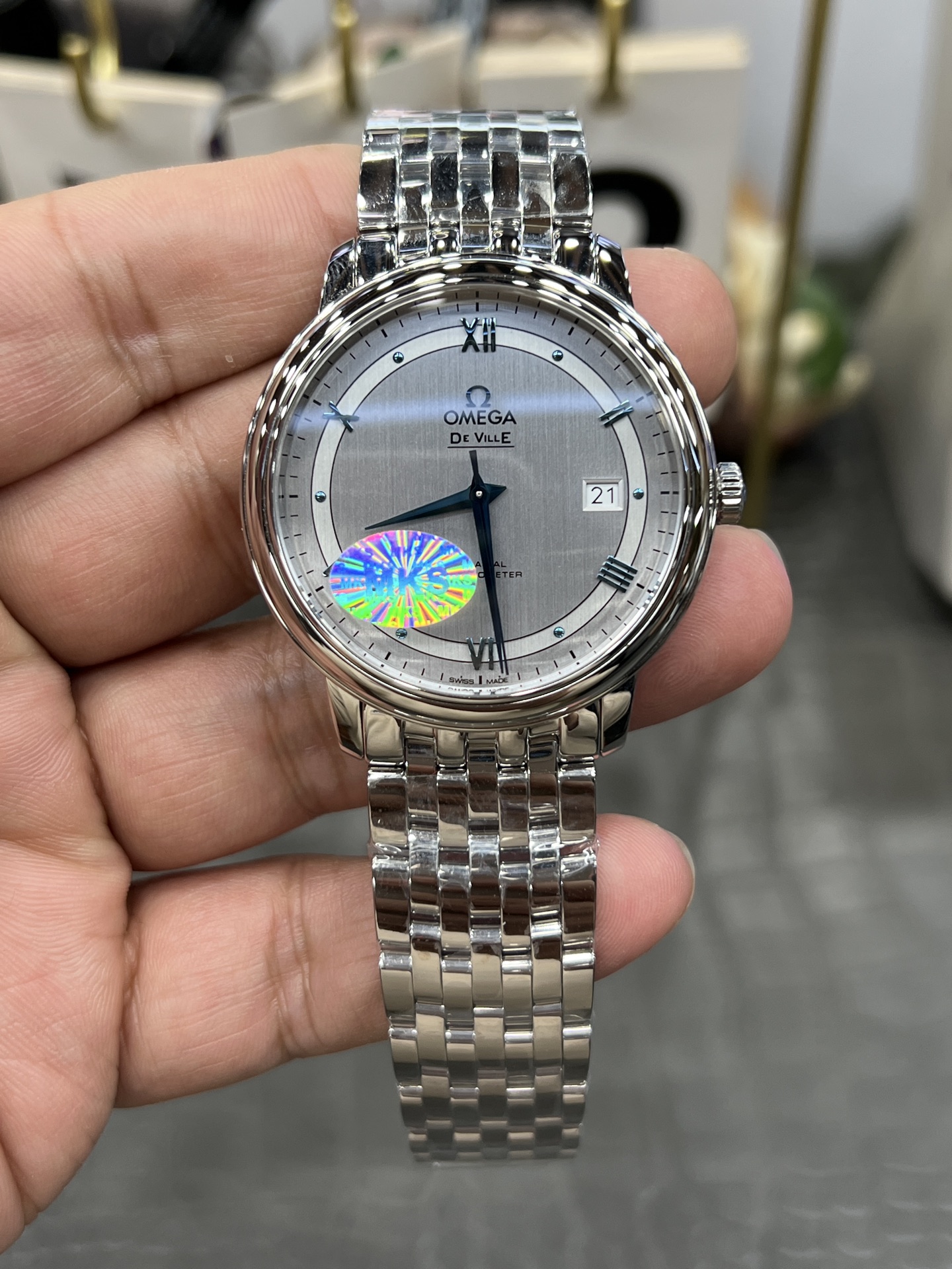 OMEGA オメガ 腕時計 デビル オートマチック 39.5mm シルバー