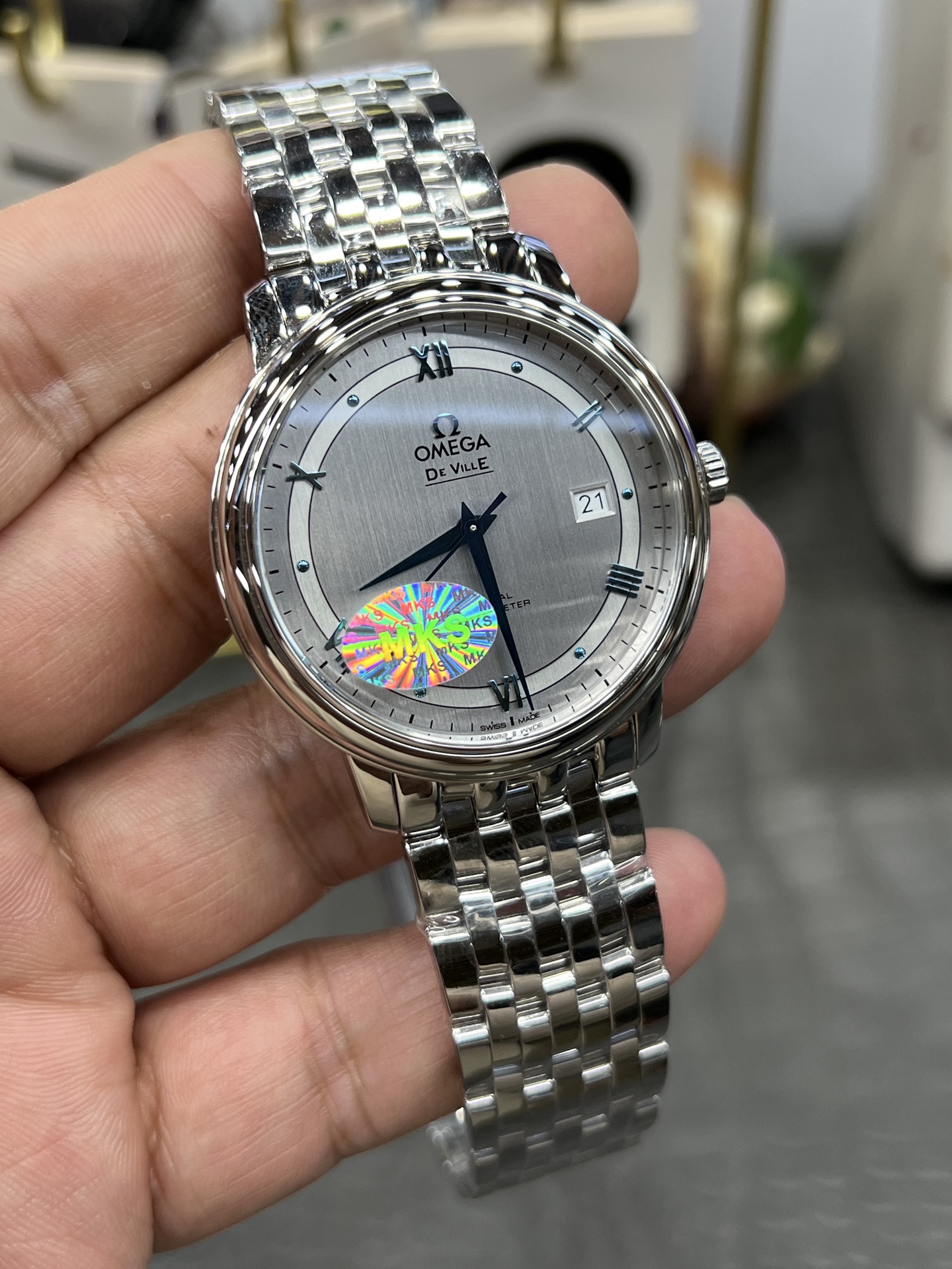 OMEGA オメガ 腕時計 デビル オートマチック 39.5mm シルバー - 画像 3