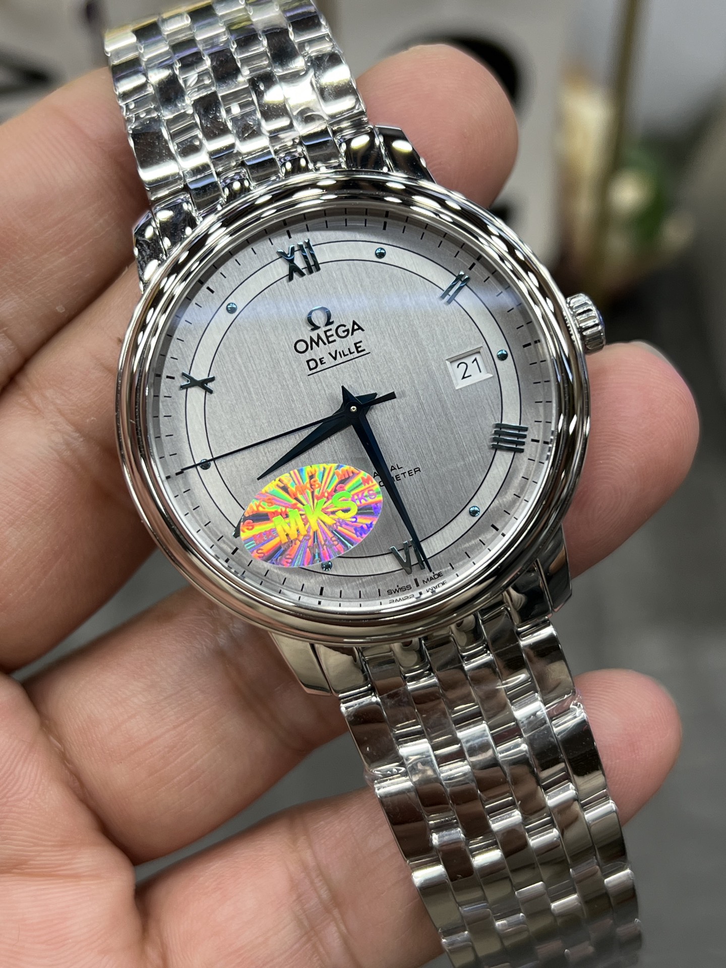 OMEGA オメガ 腕時計 デビル オートマチック 39.5mm シルバー - 画像 5