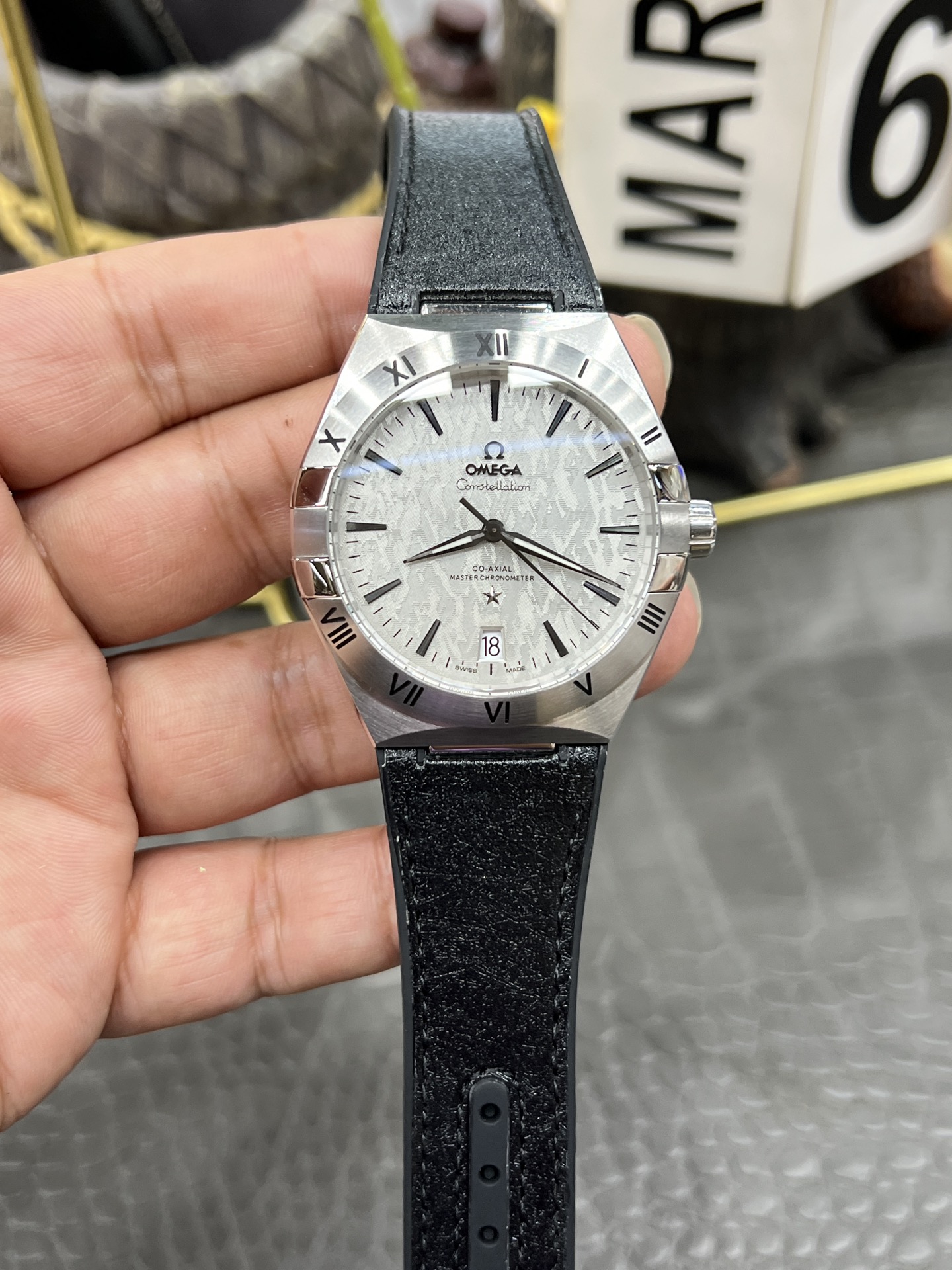 OMEGA オメガ ファルコン 41mm ステンレススチール 電池不要 ブラック