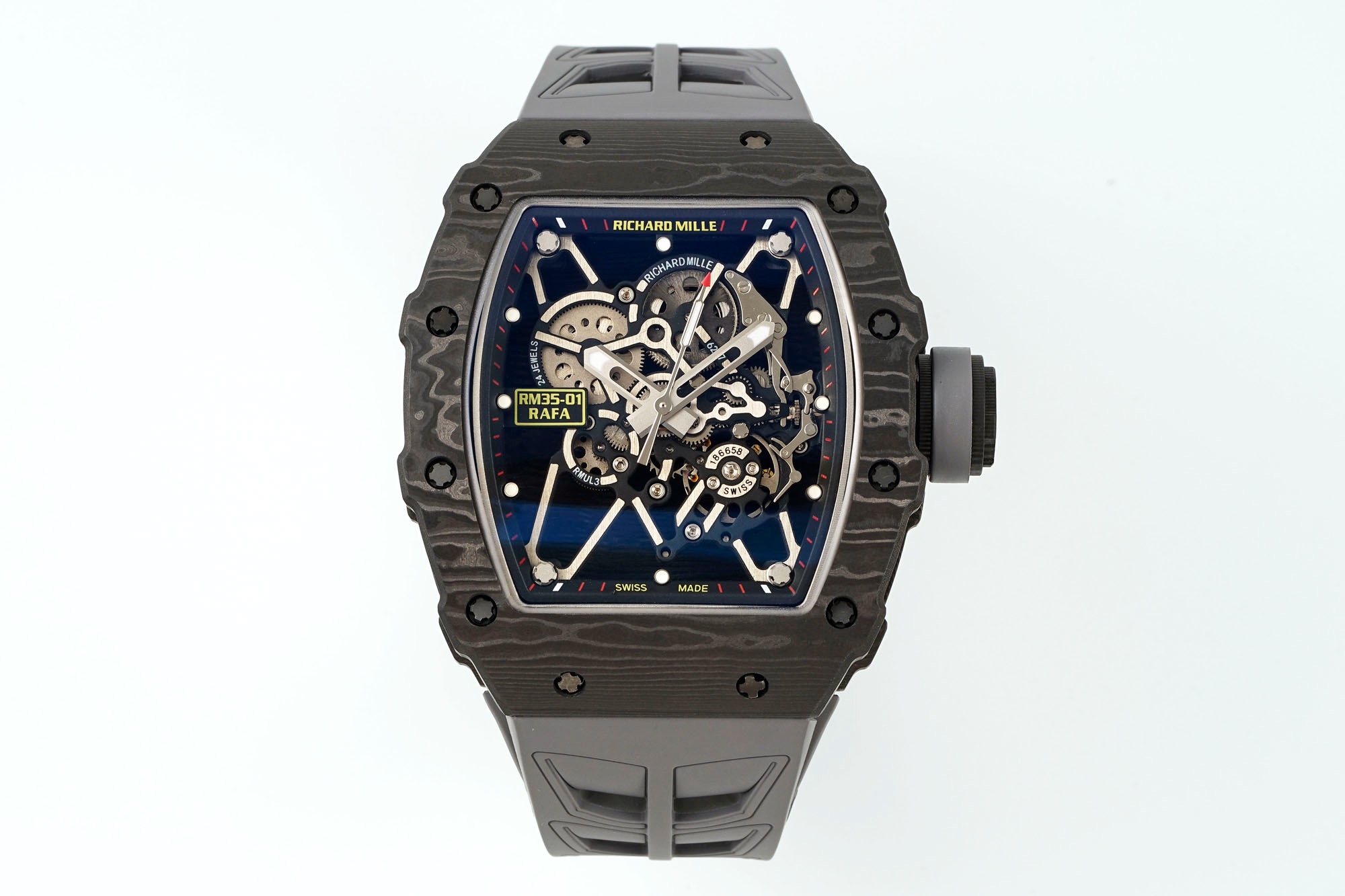 RICHARD MILLE リチャードミル 腕時計 メンズ レース ブラック 35-01 RAFAEL NADAL - 画像 1