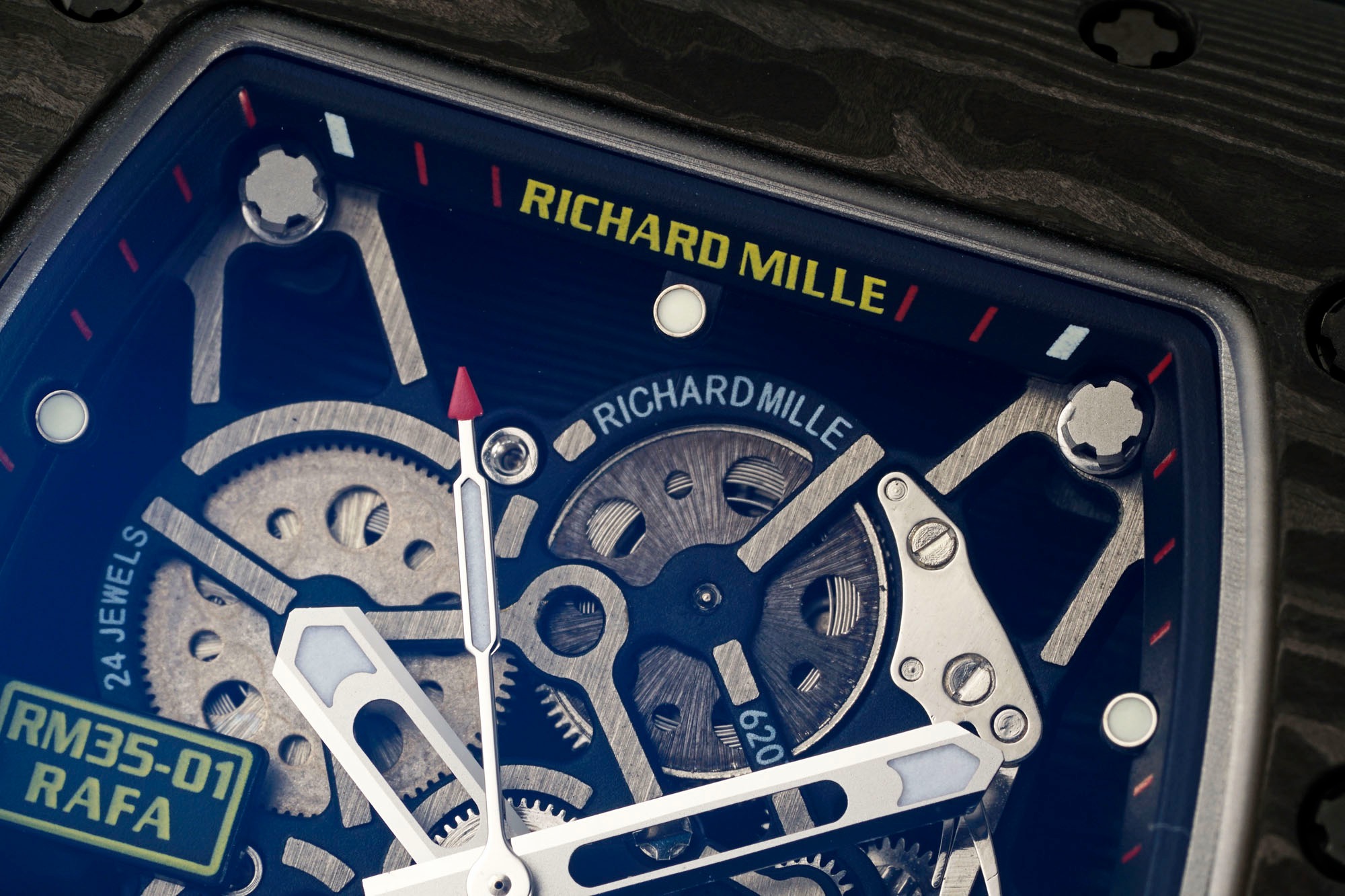 RICHARD MILLE リチャードミル 腕時計 メンズ レース ブラック 35-01 RAFAEL NADAL - 画像 4