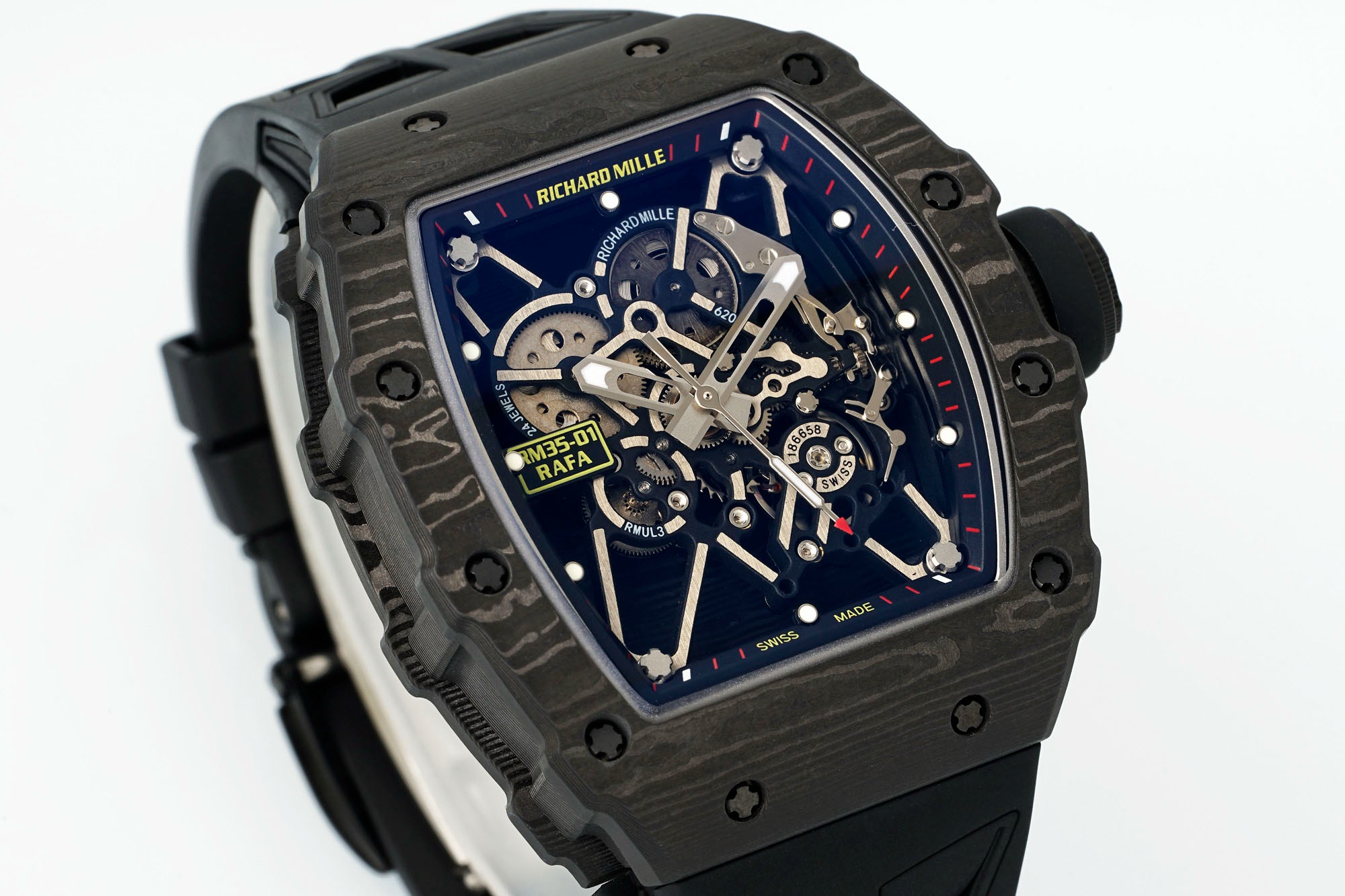 RICHARD MILLE リチャードミル 腕時計 メンズ 自動巻き 機械式 ブラック - 画像 2