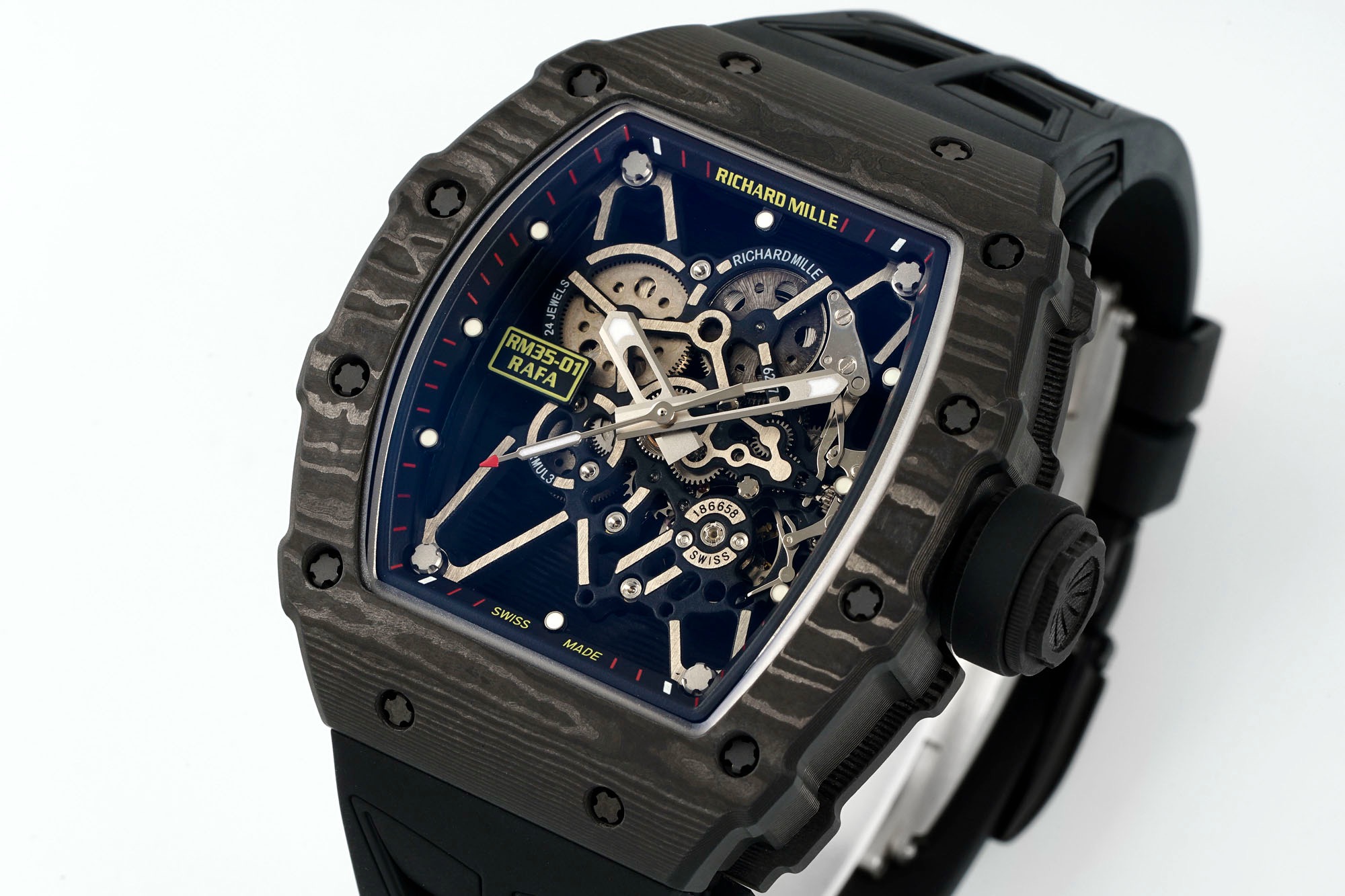 RICHARD MILLE リチャードミル 腕時計 メンズ 自動巻き 機械式 ブラック - 画像 3