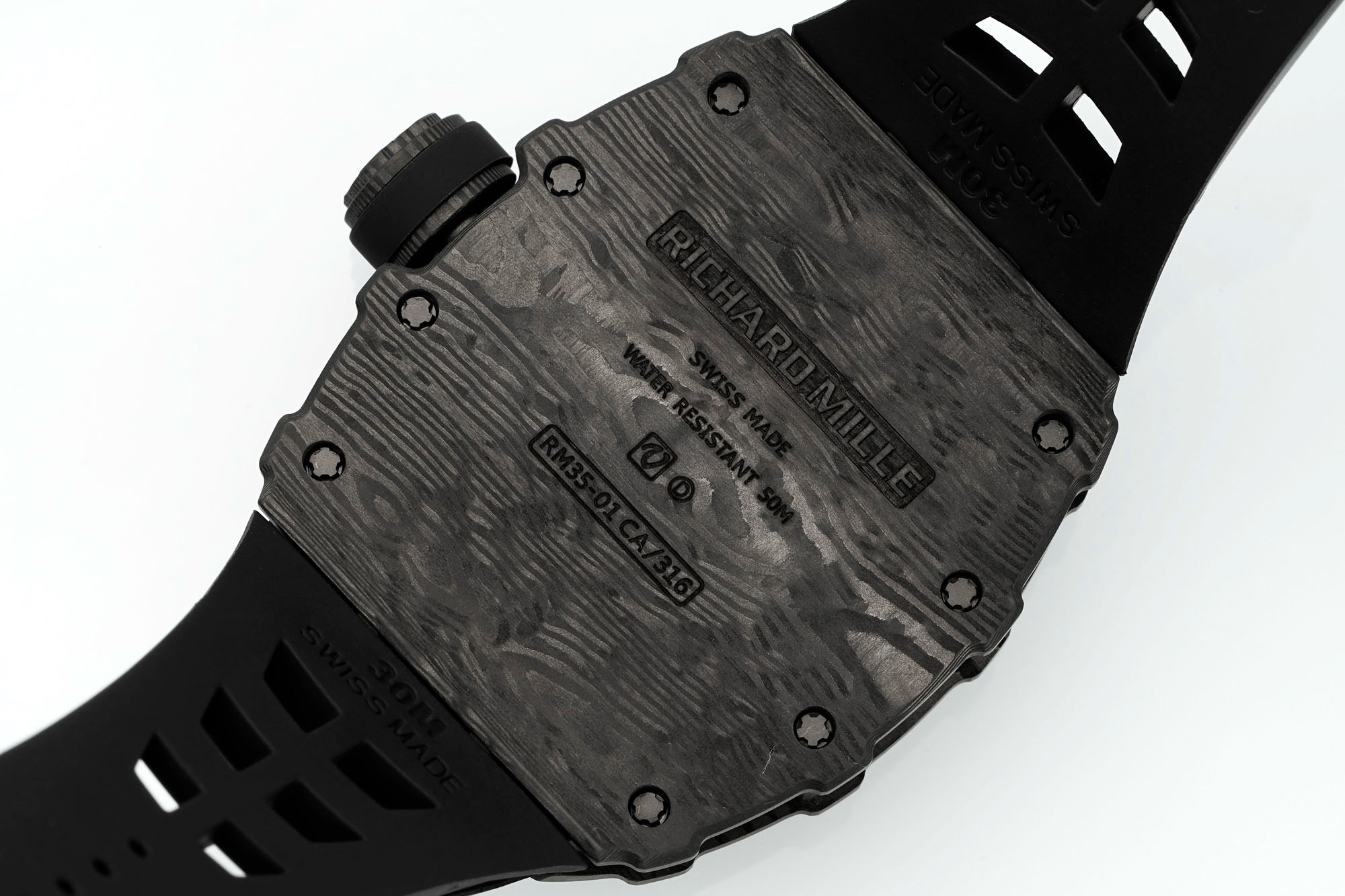 RICHARD MILLE リチャードミル 腕時計 メンズ 自動巻き 機械式 ブラック - 画像 9