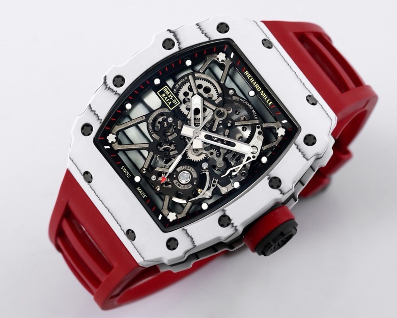 RICHARD MILLE リチャードミル 腕時計 メンズ メカニカル 軽量 カーボン レッド - 画像 2