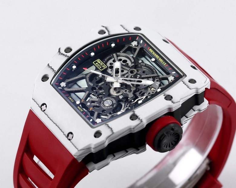 RICHARD MILLE リチャードミル 腕時計 メンズ メカニカル 軽量 カーボン レッド - 画像 4