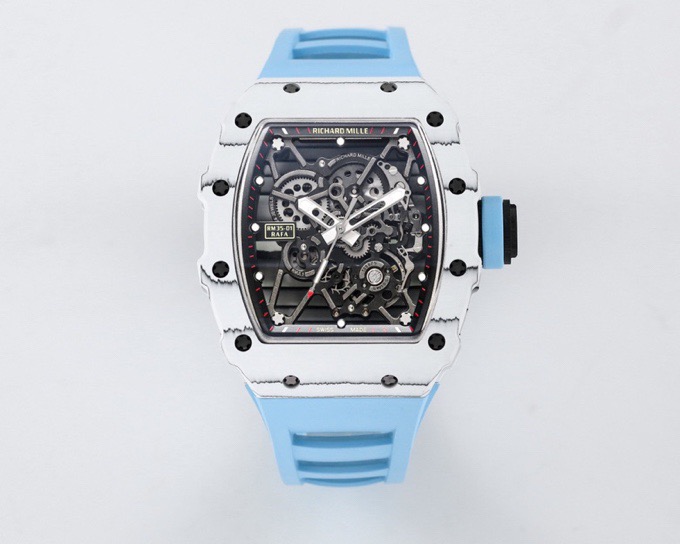 RICHARD MILLE リチャードミラー 腕時計 メンズ レース ムーブメント タイタン グレー ブルー