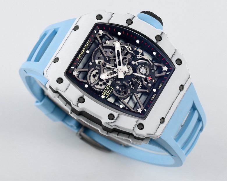RICHARD MILLE リチャードミラー 腕時計 メンズ レース ムーブメント タイタン グレー ブルー - 画像 2