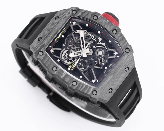 RICHARD MILLE リチャードミラー 腕時計 メンズ 自動巻き 機械式 ロレット ブラック レッド