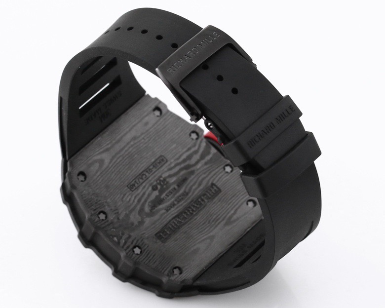 RICHARD MILLE リチャードミラー 腕時計 メンズ 自動巻き 機械式 ロレット ブラック レッド - 画像 9