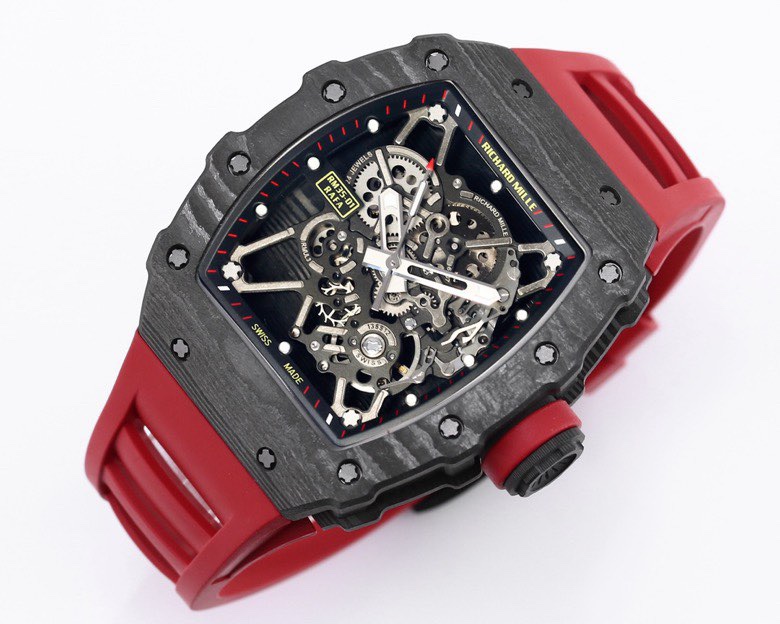 RICHARD MILLE リチャードミラー 腕時計 メンズ 自動巻き カーボン レッド - 画像 1