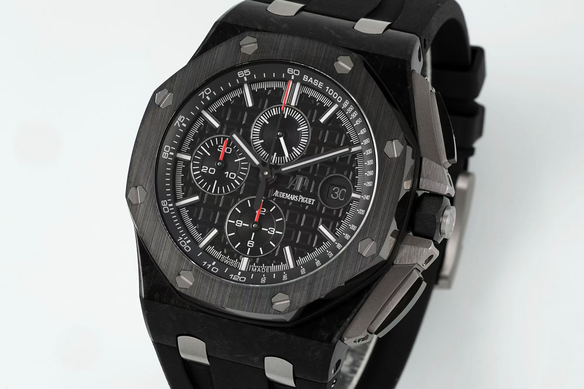 AUDEMARS PIGUET オーデマピゲ メンズ 腕時計 ロイヤルオーク オフショア クロノグラフ 26400 ブラック - 画像 3