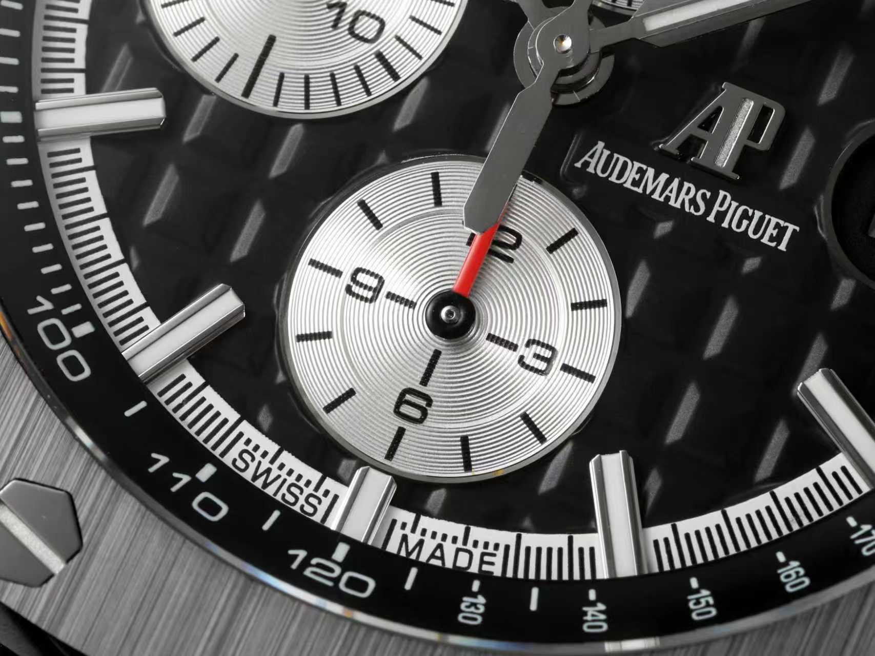 AUDEMARS PIGUET オーデマピゲ ロイヤルオーク オフショア 腕時計 メンズ 自動巻き 高精度ムーブメント ブラック - 画像 5