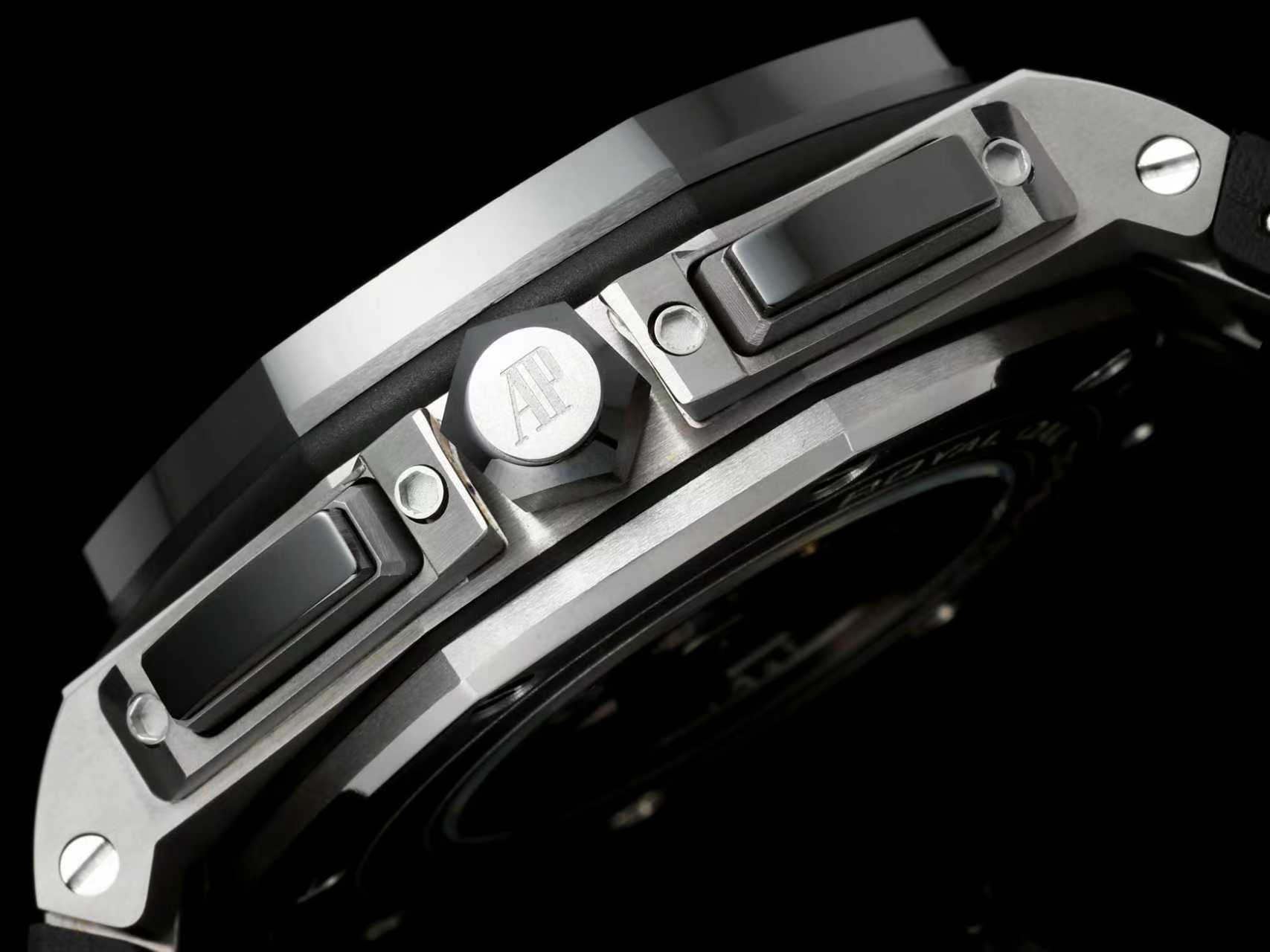 AUDEMARS PIGUET オーデマピゲ ロイヤルオーク オフショア 腕時計 メンズ 自動巻き 高精度ムーブメント ブラック - 画像 6