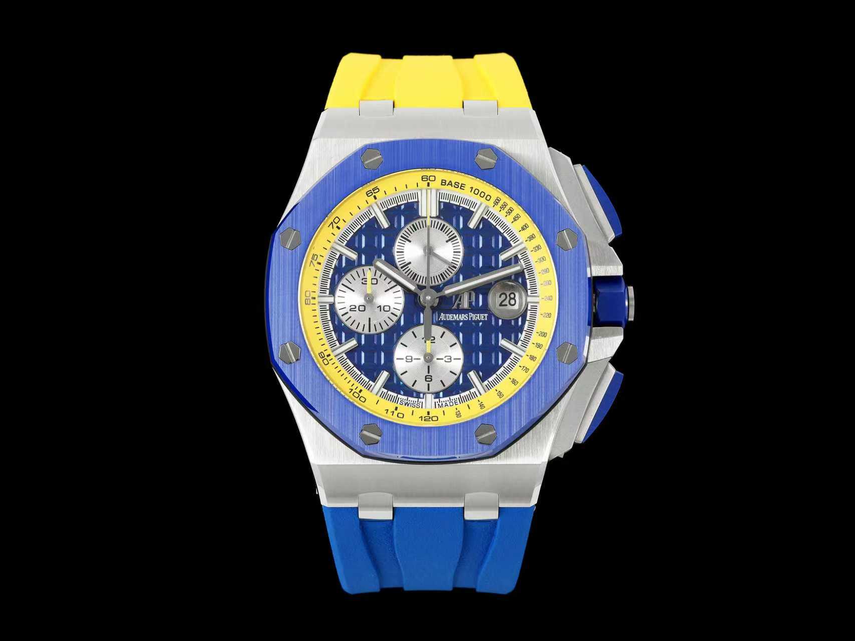 AUDEMARS PIGUET オーデマピゲ メンズ 腕時計 メカニカル 自動巻き カラフル ブルー ヨーク - 画像 1