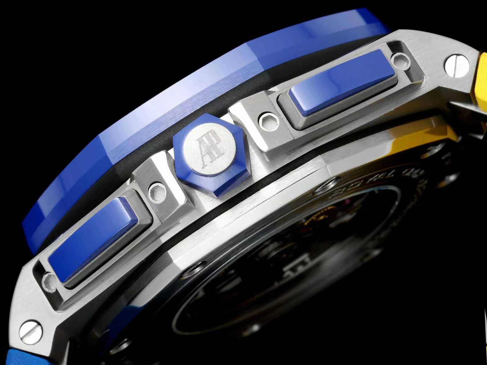AUDEMARS PIGUET オーデマピゲ メンズ 腕時計 メカニカル 自動巻き カラフル ブルー ヨーク - 画像 6