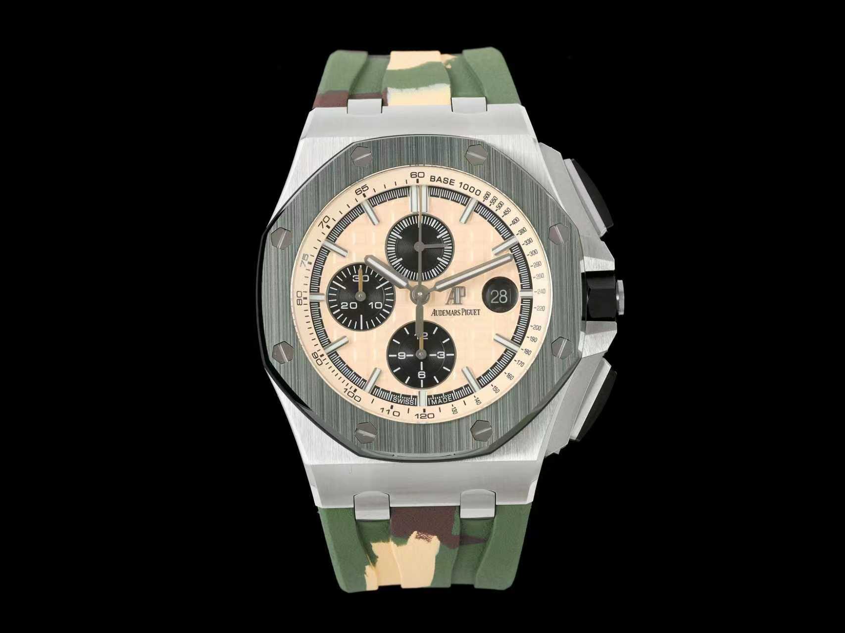 AUDEMARS PIGUET オーデマ・ピゲ メンズ 腕時計 自動巻き クォーツ オフショア ミリタリー風 カモフラージュ