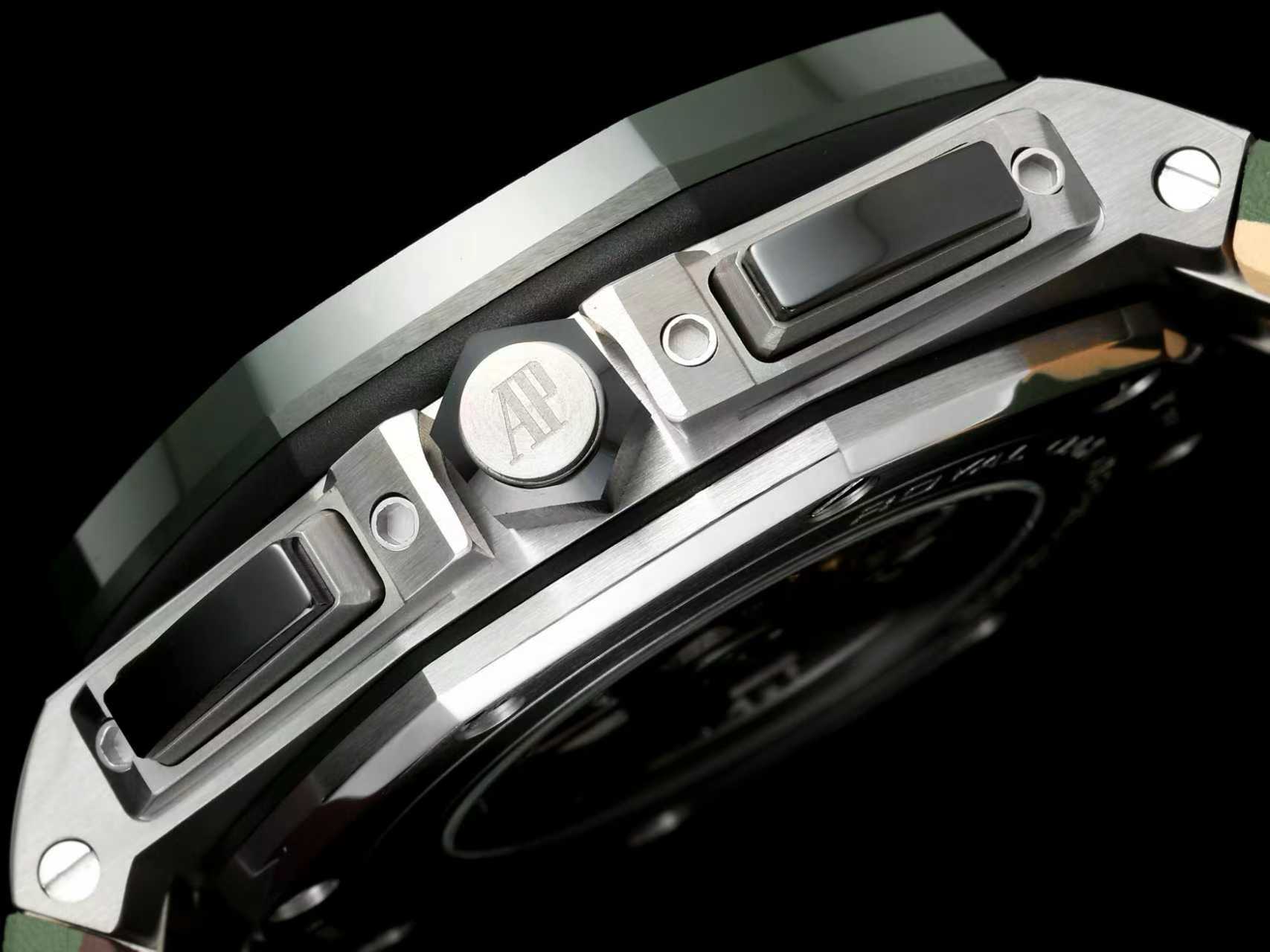 AUDEMARS PIGUET オーデマ・ピゲ メンズ 腕時計 自動巻き クォーツ オフショア ミリタリー カモフラージュ - 画像 6