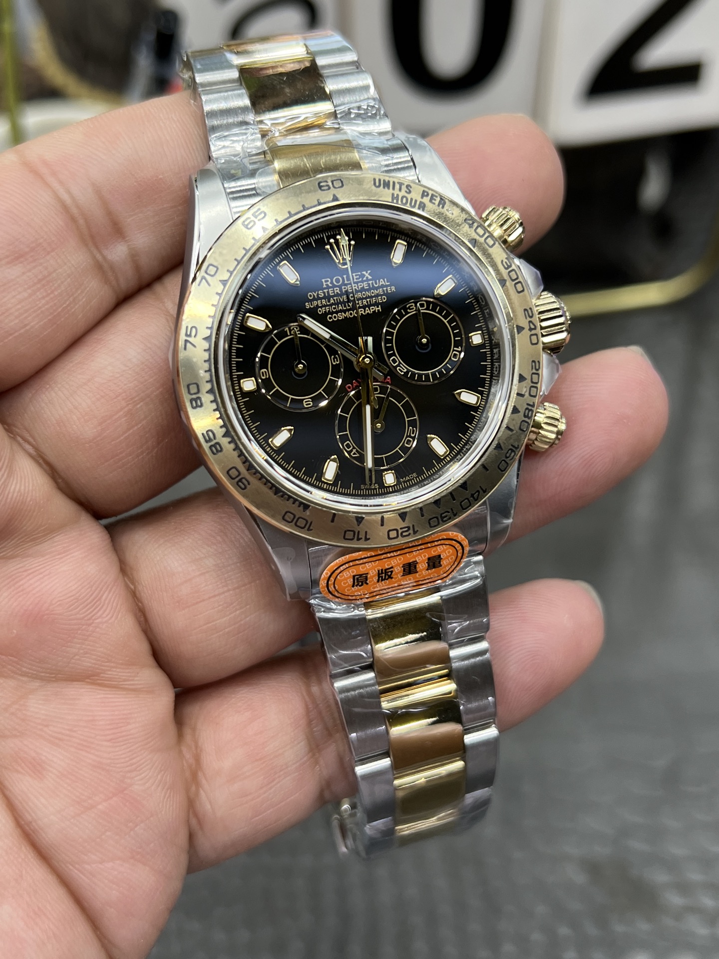 ROLEX ロレックス デイトナ 腕時計 メンズ 自動巻き 機械式 40mm ステンレススチール ローズゴールド ブラック - 画像 3